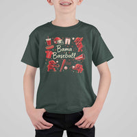 Alabama Baseball T Shirt For Kid Cute Trendy Bama Fan Game Day Doodle