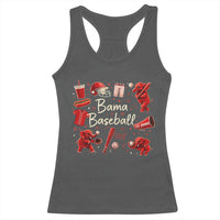 Alabama Baseball Racerback Tank Top Cute Trendy Bama Fan Game Day Doodle