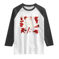 Alabama Baseball Raglan Shirt Cute Trendy Bama Fan Game Day Doodle