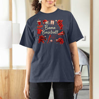 Alabama Baseball T Shirt For Women Cute Trendy Bama Fan Game Day Doodle