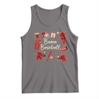 Alabama Baseball Tank Top Cute Trendy Bama Fan Game Day Doodle