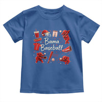 Alabama Baseball Toddler T Shirt Cute Trendy Bama Fan Game Day Doodle