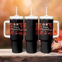Alabama Baseball Tumbler With Handle Cute Trendy Bama Fan Game Day Doodle