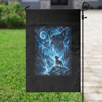 French Bulldog Howling To The Moon Garden Flag Vintage Graphic Dog Lovers Silly Frenchy Bulldog Mom