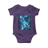 French Bulldog Howling To The Moon Baby Onesie Vintage Graphic Dog Lovers Silly Frenchy Bulldog Mom