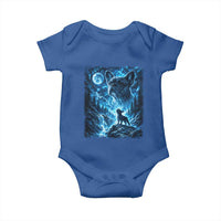 French Bulldog Howling To The Moon Baby Onesie Vintage Graphic Dog Lovers Silly Frenchy Bulldog Mom
