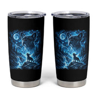 French Bulldog Howling To The Moon Tumbler Cup Vintage Graphic Dog Lovers Silly Frenchy Bulldog Mom