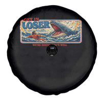 Funny Jonah And The Whale Spare Tire Cover Christian Bible Get in Loser Were Doing Gods Will