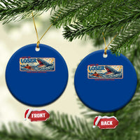 Funny Jonah And The Whale Ceramic Ornament Christian Bible Get in Loser Were Doing Gods Will