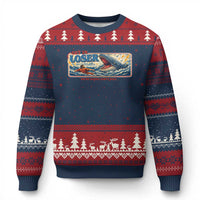 Funny Jonah And The Whale Ugly Christmas Sweater Christian Bible Get in Loser Were Doing Gods Will