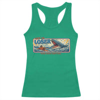Funny Jonah And The Whale Racerback Tank Top Christian Bible Get in Loser Were Doing Gods Will