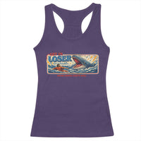 Funny Jonah And The Whale Racerback Tank Top Christian Bible Get in Loser Were Doing Gods Will