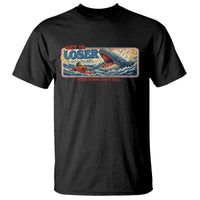 Funny Jonah And The Whale T Shirt Christian Bible Get in Loser Were Doing Gods Will
