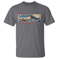 Funny Jonah And The Whale T Shirt Christian Bible Get in Loser Were Doing Gods Will