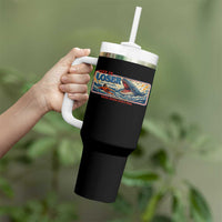 Funny Jonah And The Whale Tumbler With Handle Christian Bible Get in Loser Were Doing Gods Will