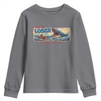 Funny Jonah And The Whale Youth Sweatshirt Christian Bible Get in Loser Were Doing Gods Will