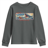 Funny Jonah And The Whale Youth Sweatshirt Christian Bible Get in Loser Were Doing Gods Will
