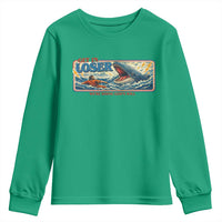 Funny Jonah And The Whale Youth Sweatshirt Christian Bible Get in Loser Were Doing Gods Will