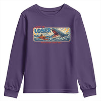 Funny Jonah And The Whale Youth Sweatshirt Christian Bible Get in Loser Were Doing Gods Will