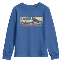 Funny Jonah And The Whale Youth Sweatshirt Christian Bible Get in Loser Were Doing Gods Will