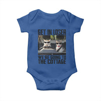Get In Loser Were Going To The Cottage Baby Onesie Funny Cat Gifts Internet Memes