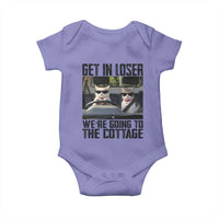 Get In Loser Were Going To The Cottage Baby Onesie Funny Cat Gifts Internet Memes