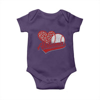 Alabama Fan Baby Onesie AL Baseball Heart Graphic Sports Style 80s 90s