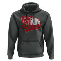 Alabama Fan Hoodie AL Baseball Heart Graphic Sports Style 80s 90s