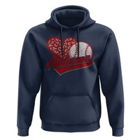 Alabama Fan Hoodie AL Baseball Heart Graphic Sports Style 80s 90s