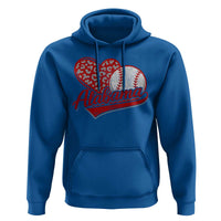 Alabama Fan Hoodie AL Baseball Heart Graphic Sports Style 80s 90s