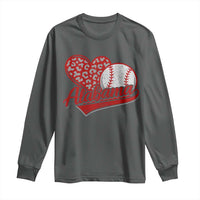 Alabama Fan Long Sleeve Shirt AL Baseball Heart Graphic Sports Style 80s 90s