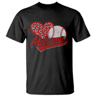 Alabama Fan T Shirt AL Baseball Heart Graphic Sports Style 80s 90s