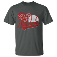 Alabama Fan T Shirt AL Baseball Heart Graphic Sports Style 80s 90s
