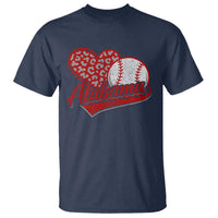 Alabama Fan T Shirt AL Baseball Heart Graphic Sports Style 80s 90s