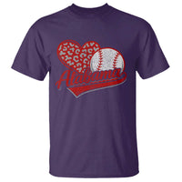 Alabama Fan T Shirt AL Baseball Heart Graphic Sports Style 80s 90s