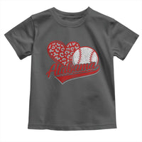 Alabama Fan Toddler T Shirt AL Baseball Heart Graphic Sports Style 80s 90s