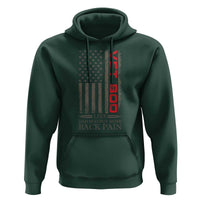 Vet Bod Hoodie Funny Veteran Like Dad Bod But More Back Pain US Flag - Wonder Print Shop