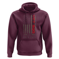 Vet Bod Hoodie Funny Veteran Like Dad Bod But More Back Pain US Flag - Wonder Print Shop