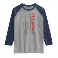 Vet Bod Raglan Shirt Funny Veteran Like Dad Bod But More Back Pain US Flag - Wonder Print Shop