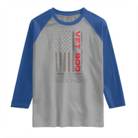 Vet Bod Raglan Shirt Funny Veteran Like Dad Bod But More Back Pain US Flag - Wonder Print Shop