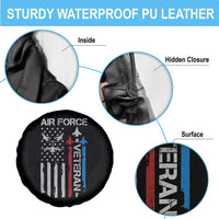 Air Force Veteran Spare Tire Cover Distressed American Flag Retired Dad Grandpa
