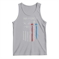 Air Force Veteran Tank Top Distressed American Flag Retired Dad Grandpa