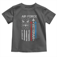 Air Force Veteran Toddler T Shirt Distressed American Flag Retired Dad Grandpa