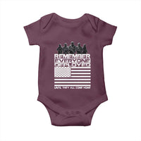 R.E.D Friday Baby Onesie Remember Everyone Deployed Military US Flag - Wonder Print Shop