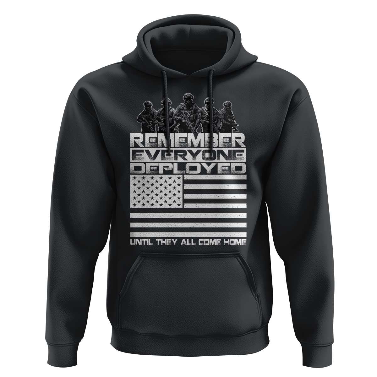 R.E.D Friday Hoodie Remember Everyone Deployed Military US Flag - Wonder Print Shop