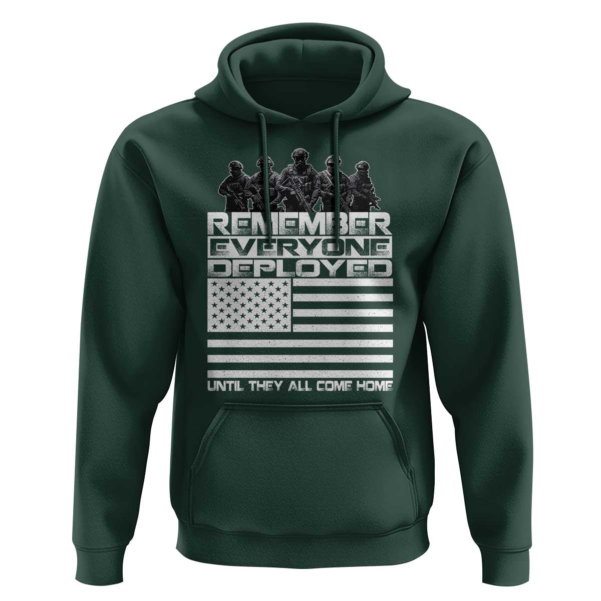 R.E.D Friday Hoodie Remember Everyone Deployed Military US Flag - Wonder Print Shop