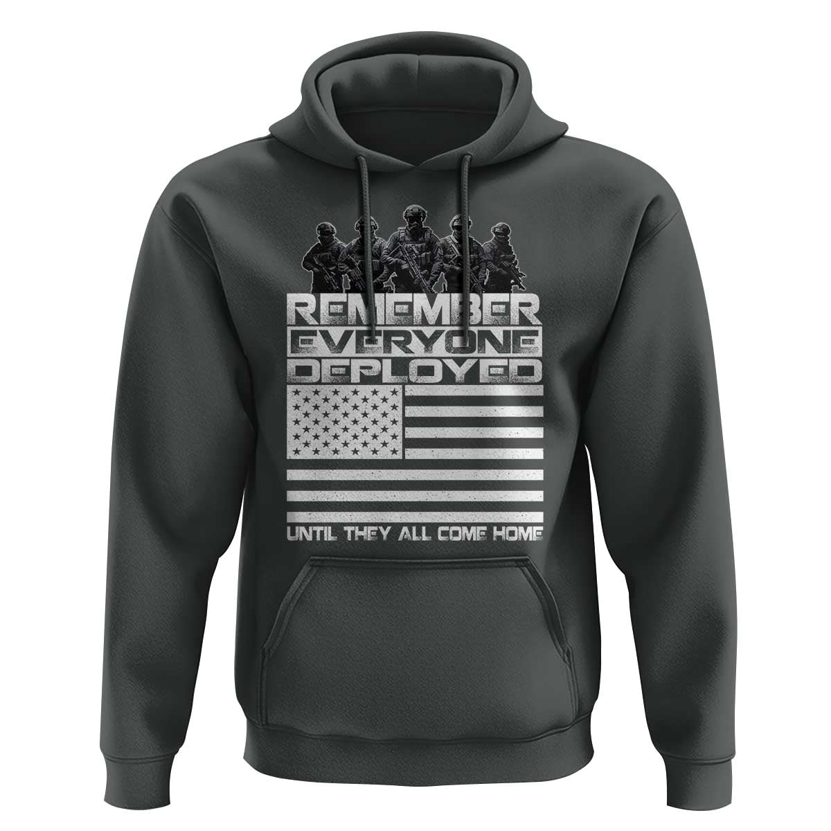 R.E.D Friday Hoodie Remember Everyone Deployed Military US Flag - Wonder Print Shop