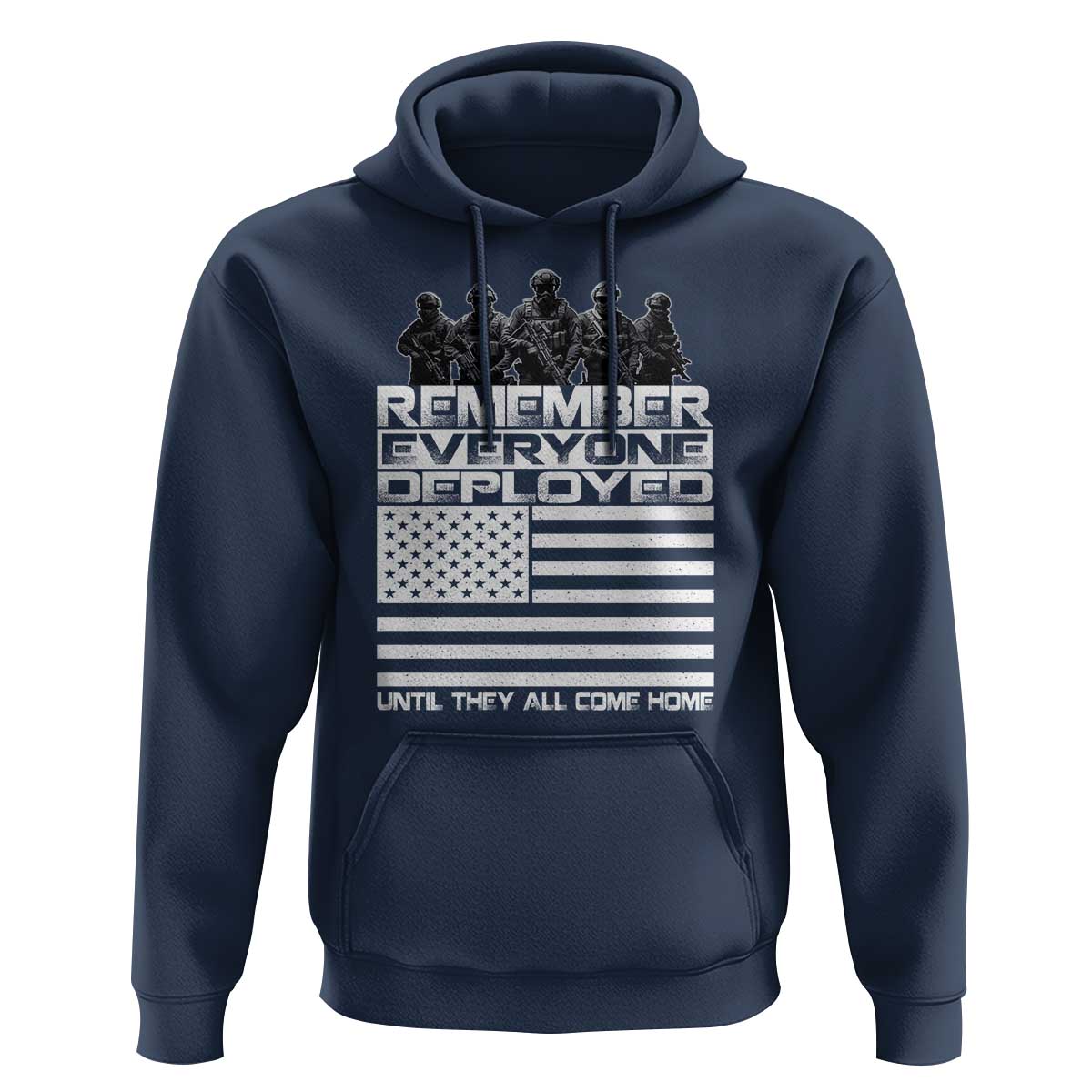 R.E.D Friday Hoodie Remember Everyone Deployed Military US Flag - Wonder Print Shop