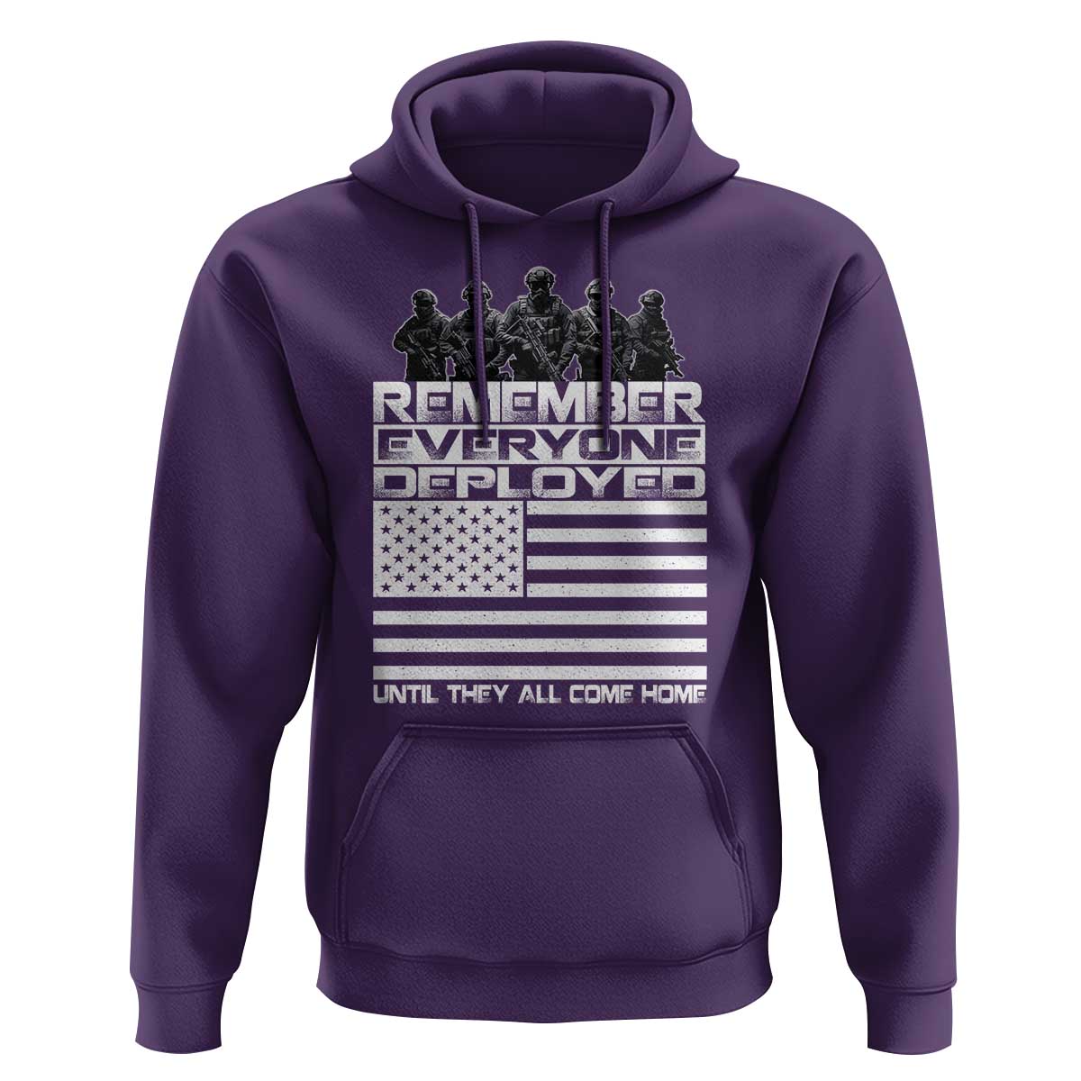 R.E.D Friday Hoodie Remember Everyone Deployed Military US Flag - Wonder Print Shop