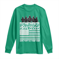R.E.D Friday Long Sleeve Shirt Remember Everyone Deployed Military US Flag - Wonder Print Shop